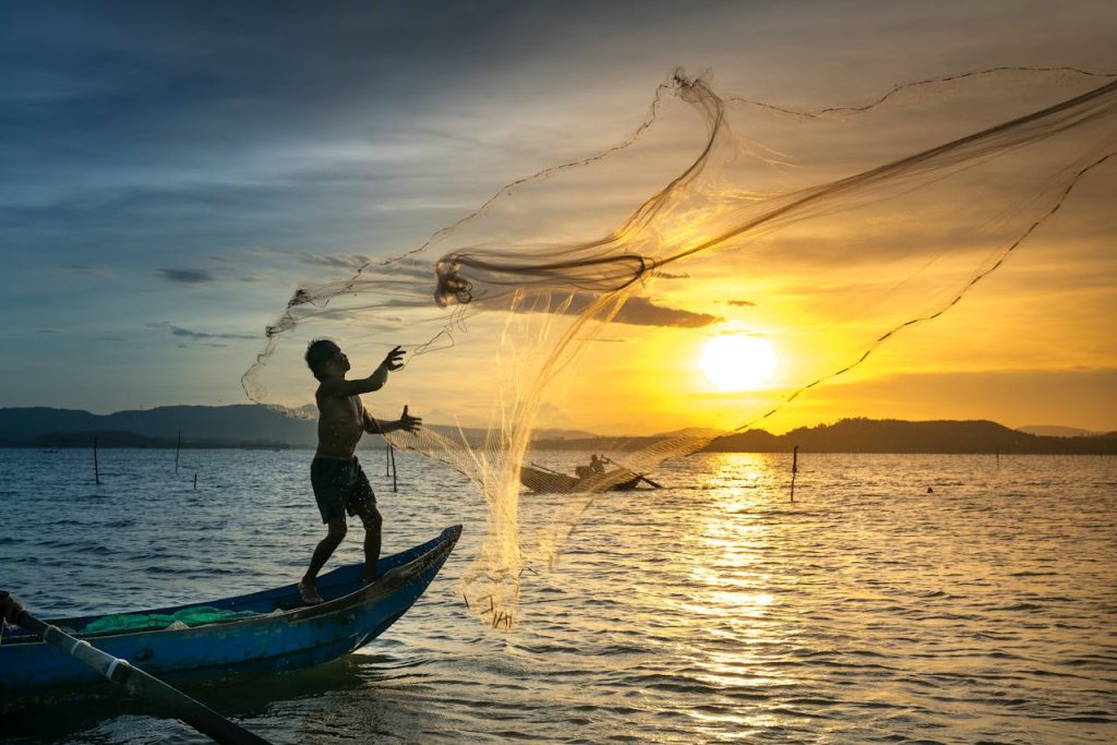 Pêcher en bateau